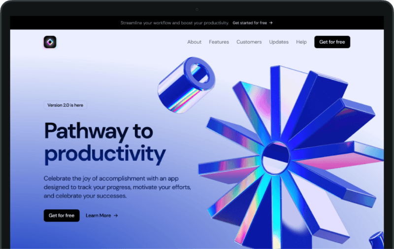 Project featuring image